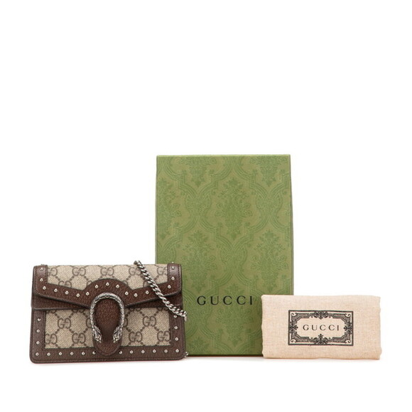 GUCCI Brown Leather Shoulder Bag - Picture 8 of 9